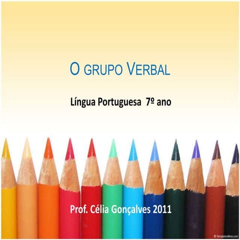 O grupo verbal