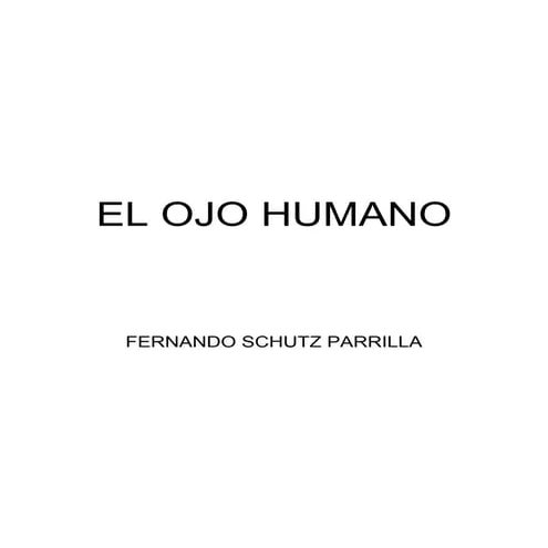 Ojo humano