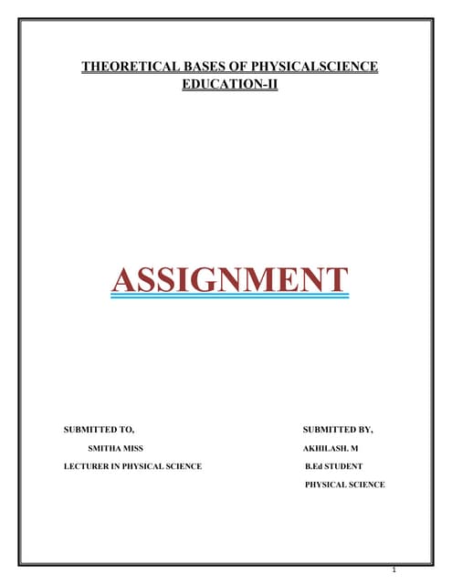 Online assignment akhilash.m