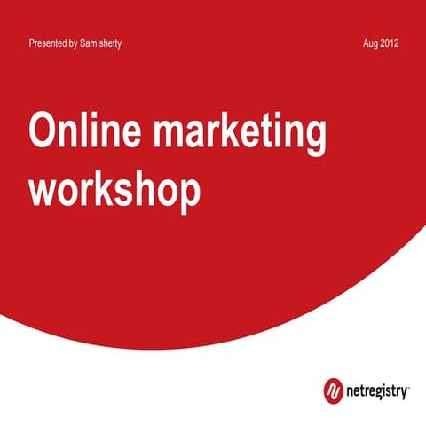 Online marketing workshop melbourne