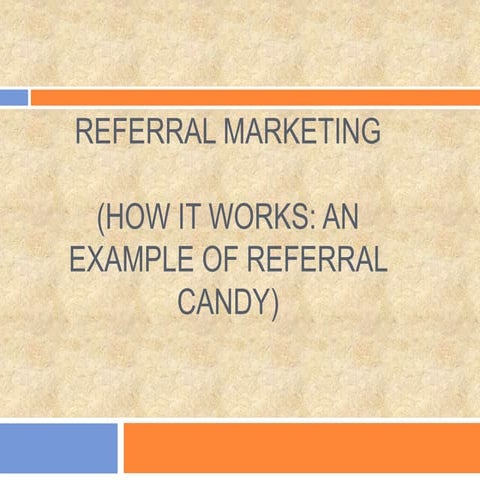 Online referral  marketing (Dec 2013)