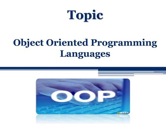 Object Oriented Programming Languages
