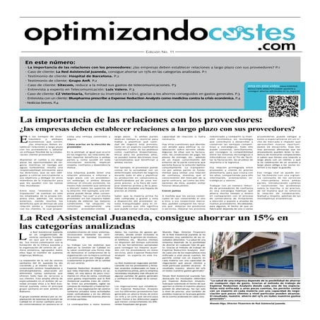 Optimizando Costes Número 11