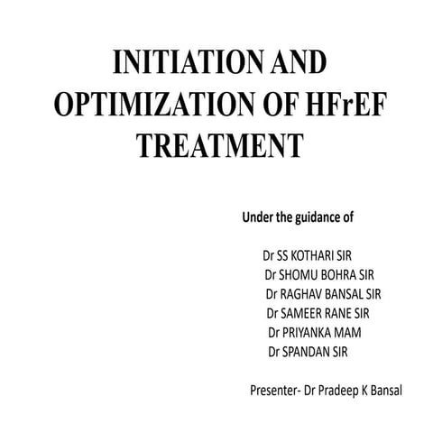 Optimization of Heart Failure Treatment ppt.pptx