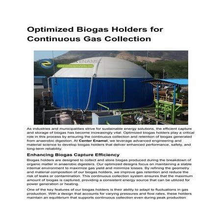 Optimized Biogas Holders for Continuous Gas Collection.docx