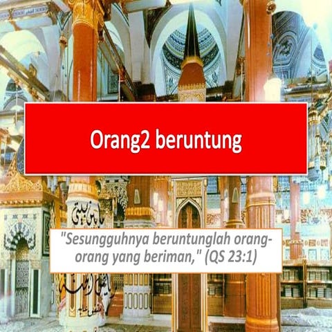 Orang2 beruntung
