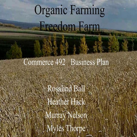 Organic farming final presentation