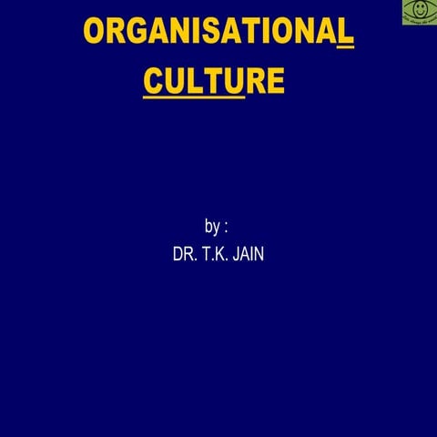 Organisational Culture