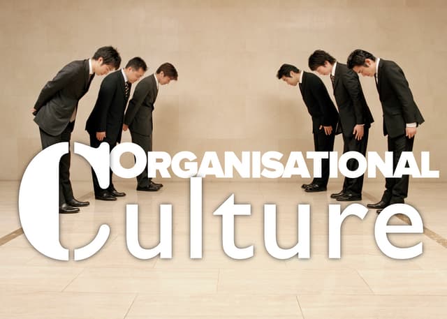 Organisational Culture