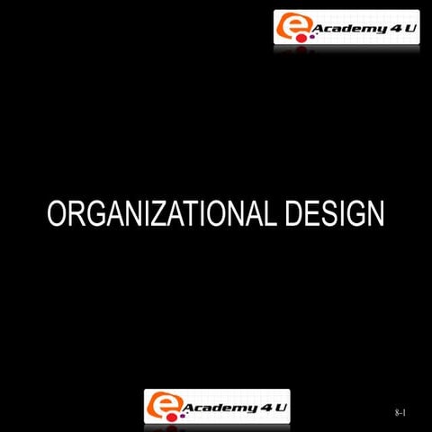 Organizational design