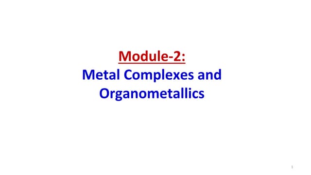 Organometallics