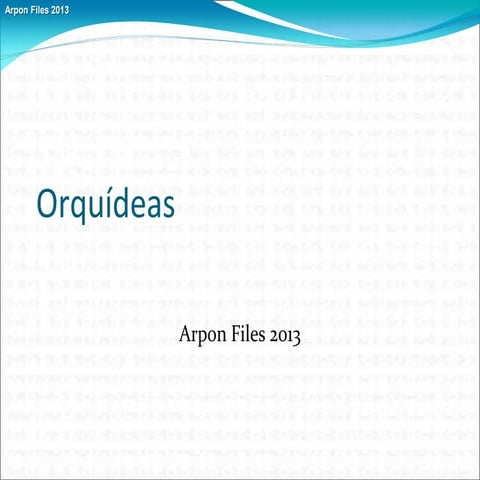 Orquídeas