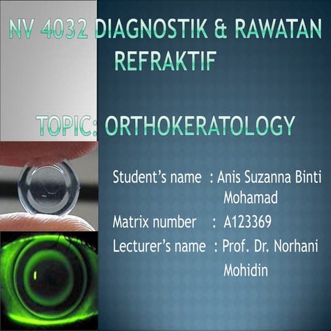Orthokeratology_Refractive treatment