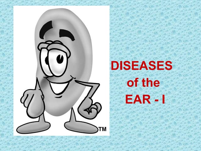 Otitis externa and media