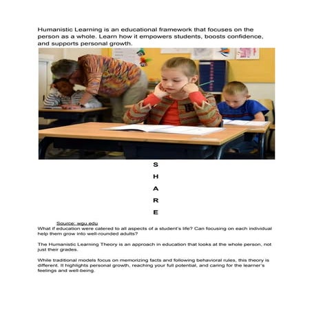 Overlooking Humanistic Learning Theory_ Here is how it can be the Key to Stud...