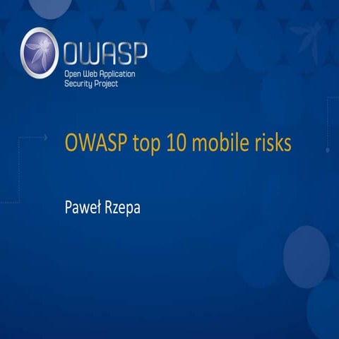 Owasp mobile top 10