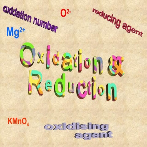 Oxidation & reduction