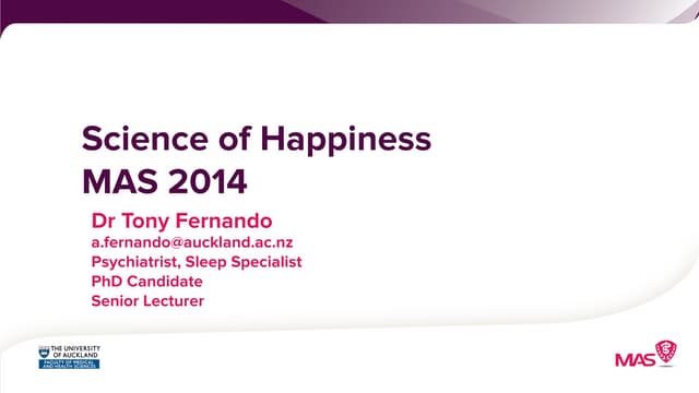 Science of happiness slides