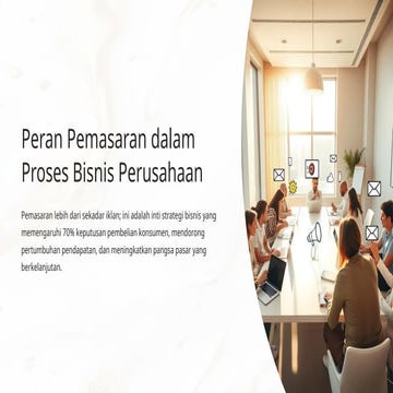 Peran Pemasaran dalam Proses Bisnis Perusahaan