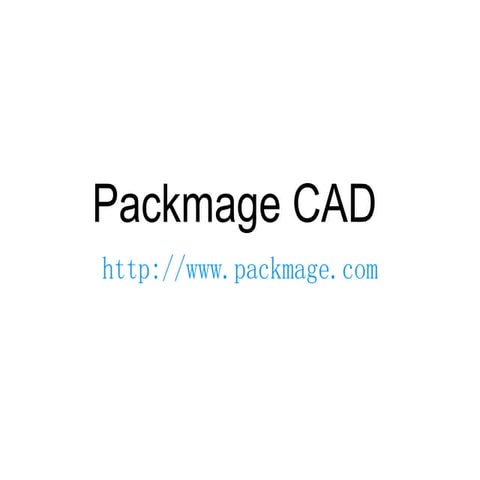 Packmage CAD: carton packaging box template design software