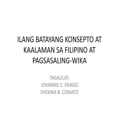 Pagsasaling wika report