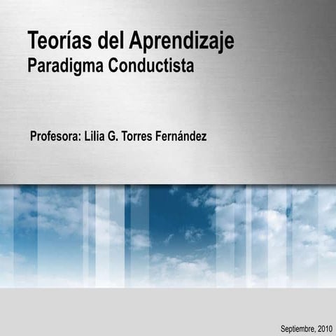 Paradigma conductista