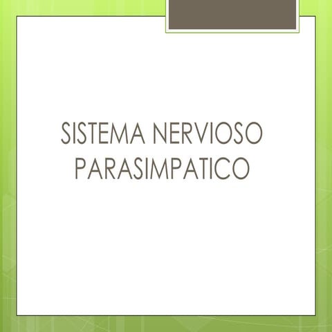 Parasimpatico