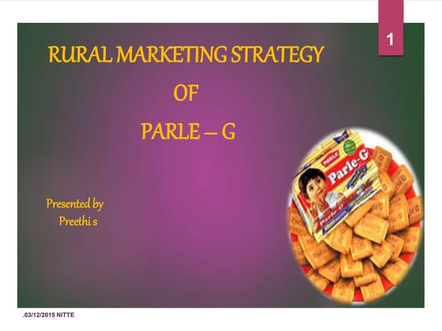 Parle g rural marketing strategy
