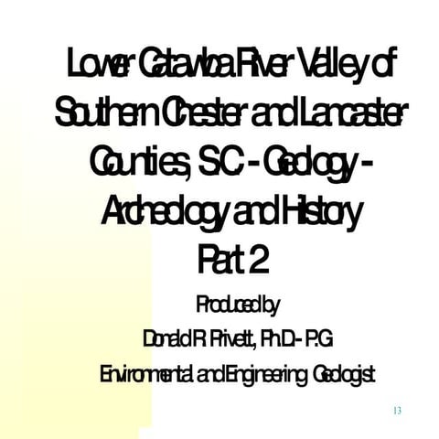 catawba river geology