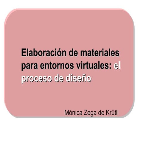 Pasos para diseño de módulo