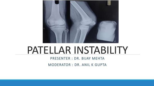 Patellar Instability