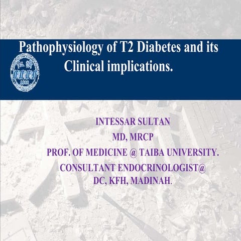 Pathophysiology of diabetes final 2