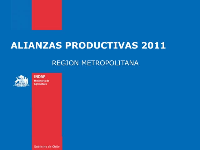 Alianzas productivas INDAP