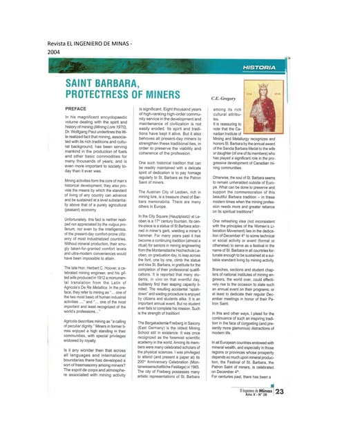 Patronas de la mineria