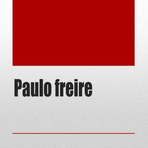 Paulo freire