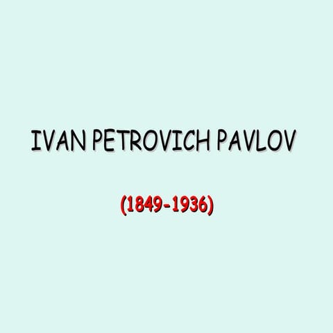 Pavlov  