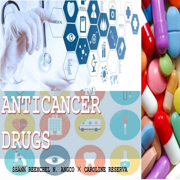 Anticancer drugs Pharmacology 