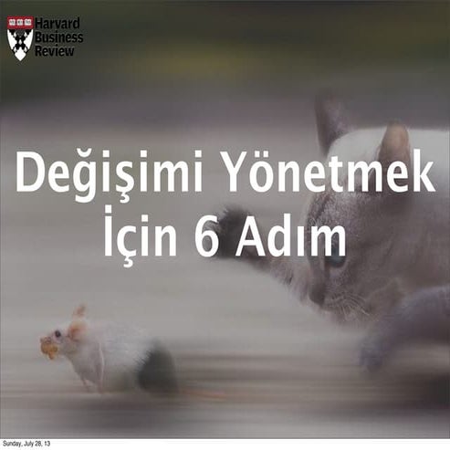 Değişimi Yönetmek İçin 6 Adım