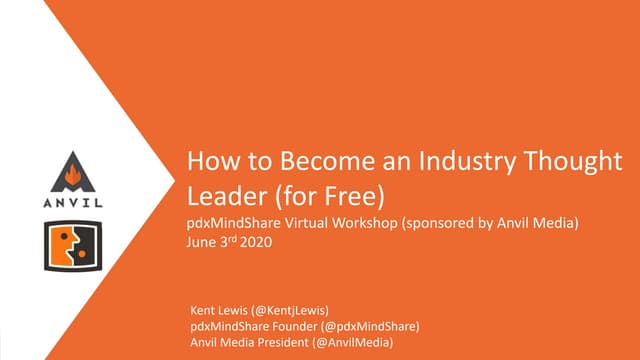 How to Become an Industry Thought Leader