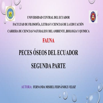 Peces oseos 2