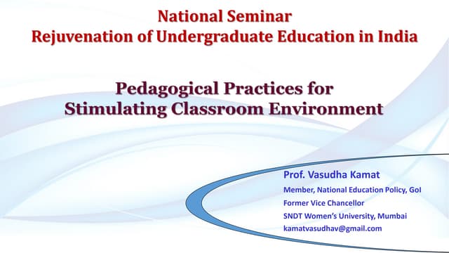 Stimulating Classroom Environment