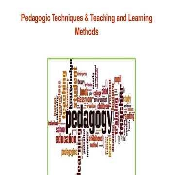 Teaching and learning process and pedagogical initiatives