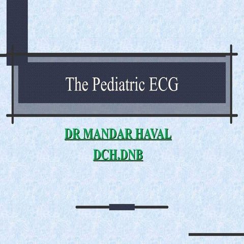 Pediatric ecg
