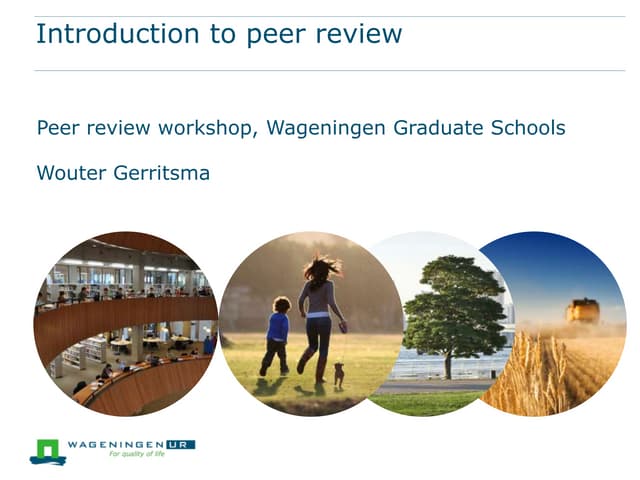 Introduction to Peer review, updated 2015-03-05