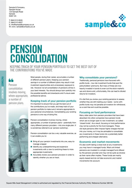Pension consolidation b  2013/14