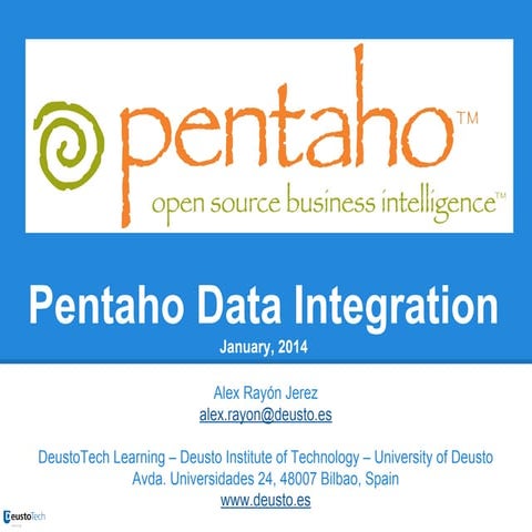 Kettle: Pentaho Data Integration tool