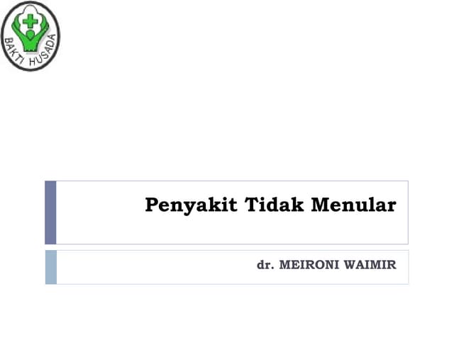 Penyakit tidak menular