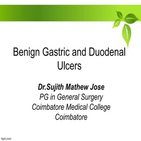 Peptic ulcer