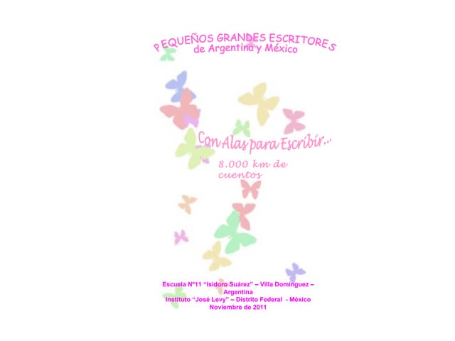 Pequeños grandes escritores 