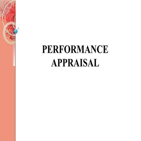 perfor mance appraisal 160117065718 For health care Management